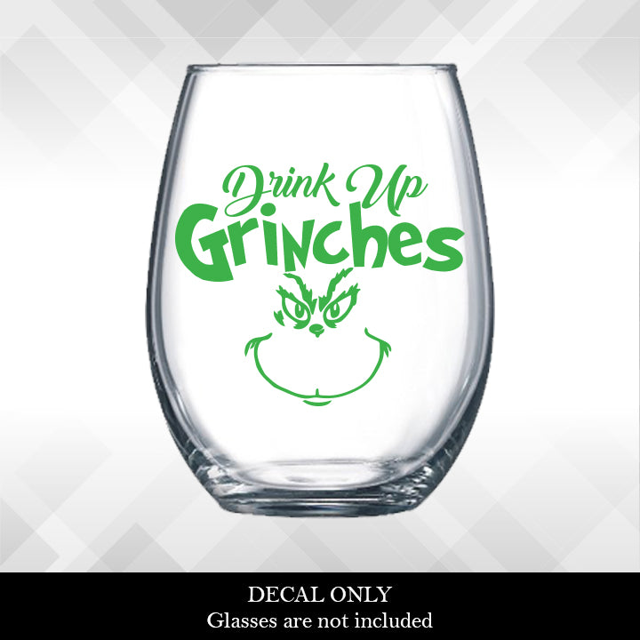 Drink Up Grinches Decal | Amber Rockstar 