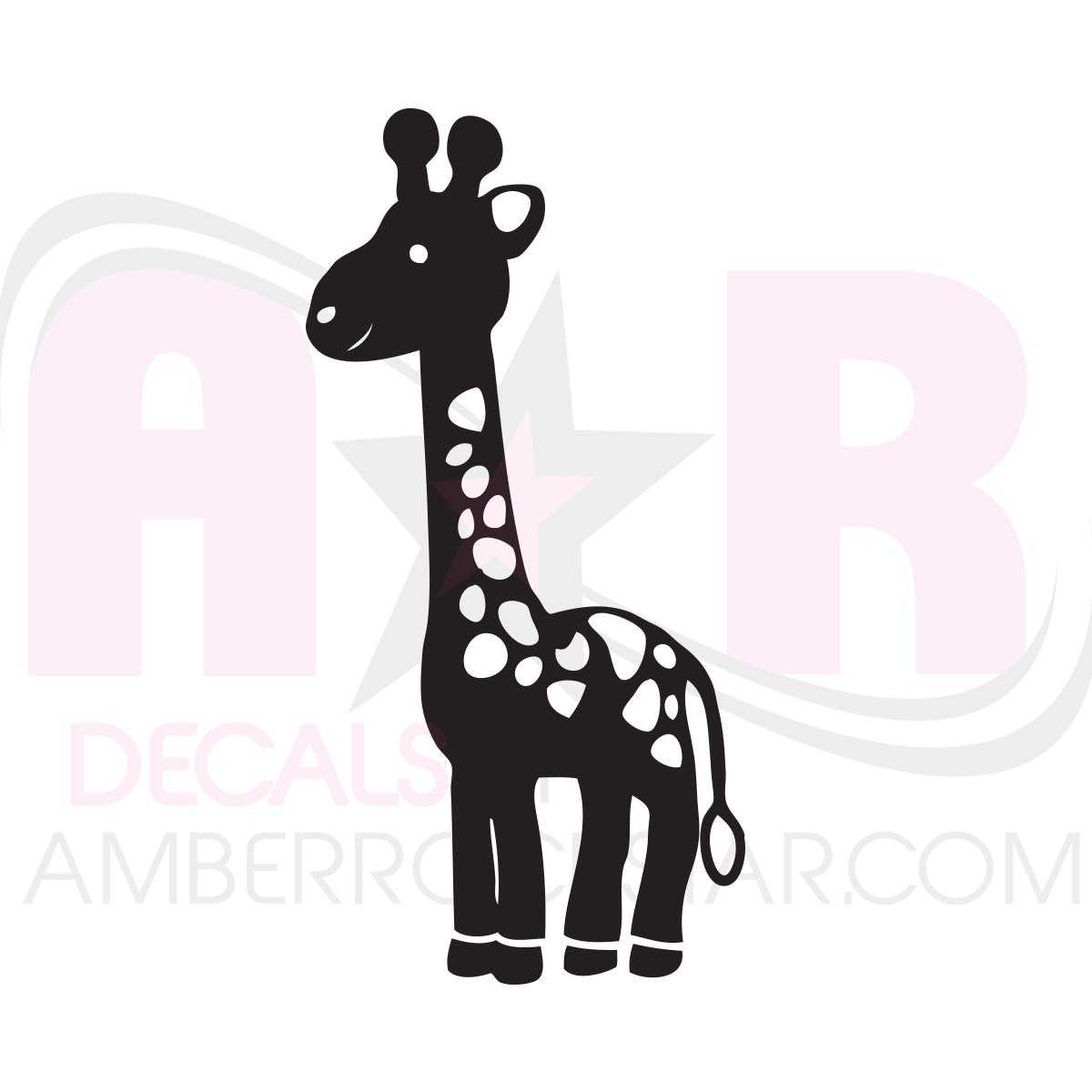 Giraffe Vinyl Decal | Amber Rockstar 