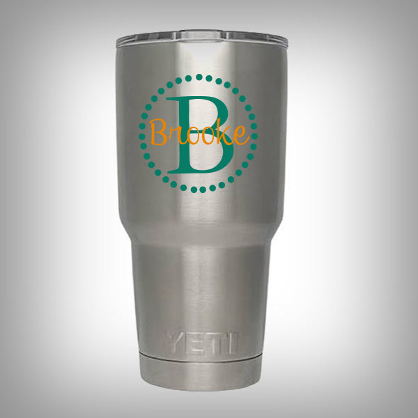 Custom Decal For Yeti Cup/Yeti Name Vinyl Decal/ Name decal for Yeti
