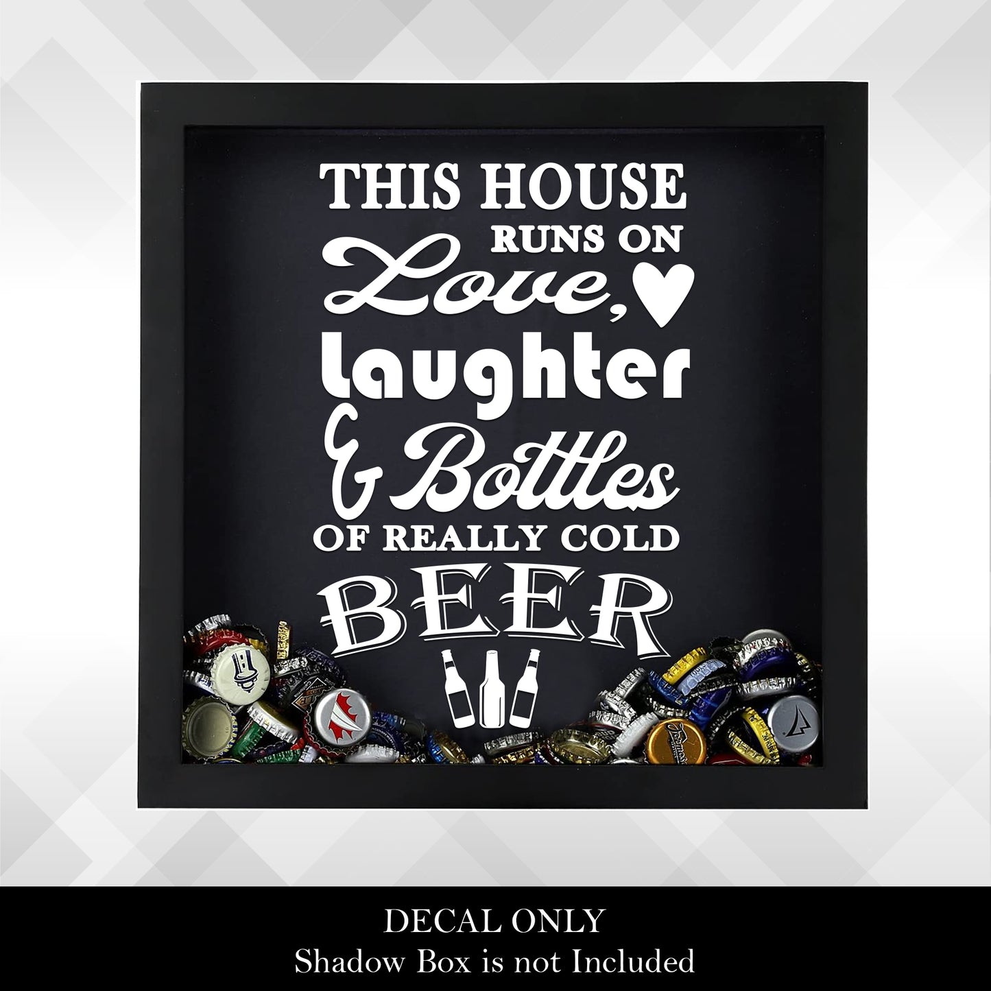 This House Runs on Beer | Vinyl Sticker Decal