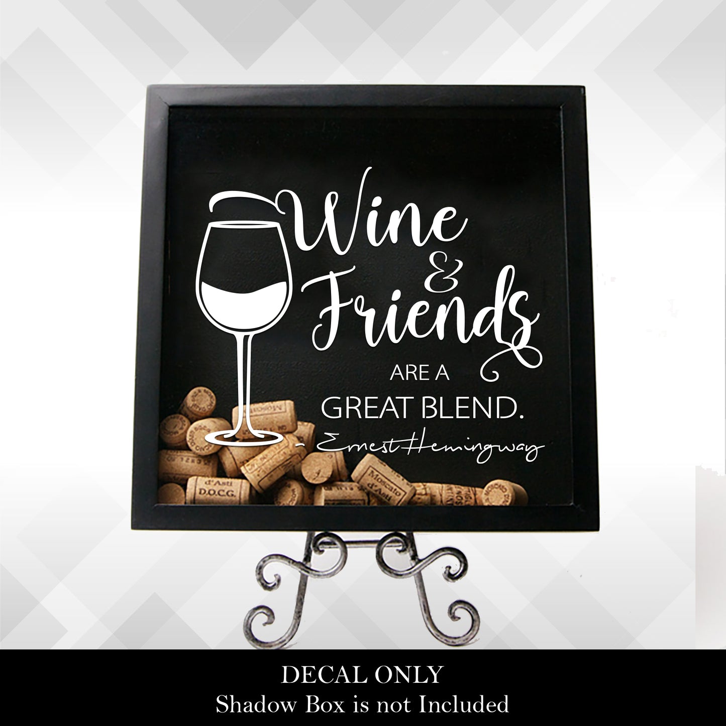 Wine and Friends are a Great Blend | Vinyl Sticker Decal