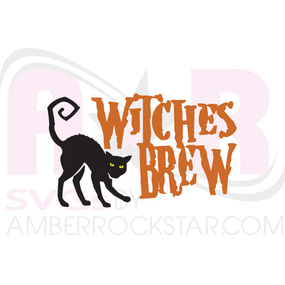 DIGITAL DOWNLOAD: Witches Brew - Halloween SVG file