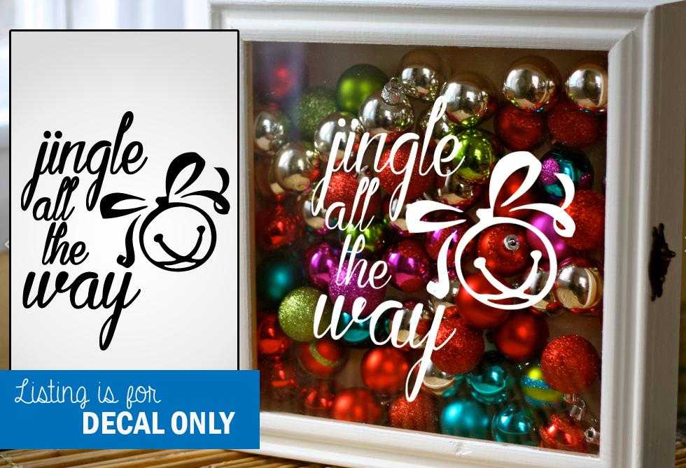 Jingle All the Way - Script Jingle Bell Design | Amber Rockstar 