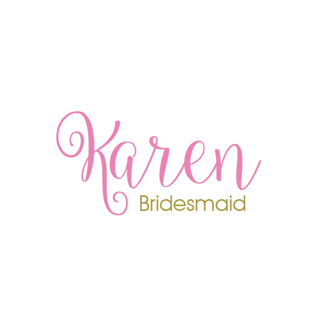 Bridal Party Bridesmaid Decal - Ballerina | Amber Rockstar 