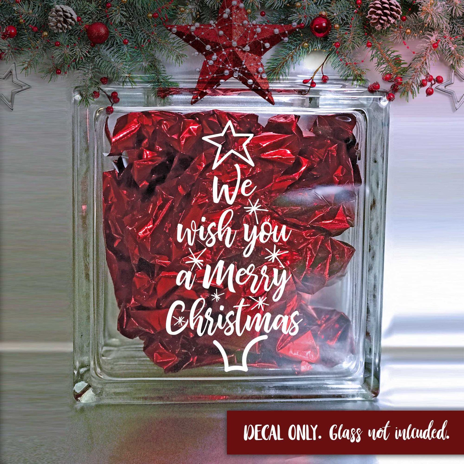 We Wish You A Merry Christmas Decal | Amber Rockstar 